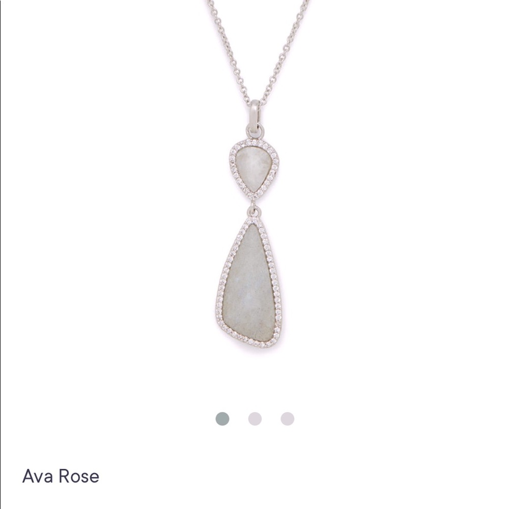 Moonstone, Labradorite necklace